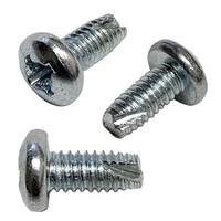 #4-40 X 1/2" Pan Head, Phillips, Thread Cutting Screw, Type-23, Zinc